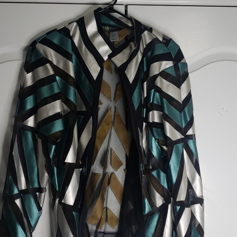 Multi color jacket ,lace